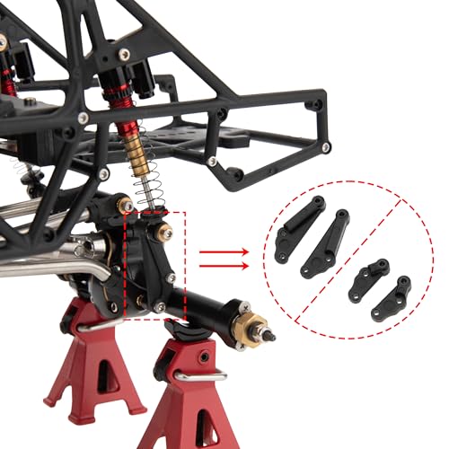MEUS RACING Mantis24 Body with Roll Cage for Axial 1/24 SCX24 RC Crawler (White) - color: White