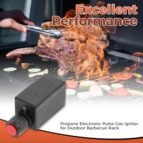 Spark Generator Electronic Push Button Pluse Igniter with Wire 20inch(50cm) | Replacement for Uniflame Patio Heaters, Gas Firepits, Outdoor Fire Pit Gas Burner Grill Igniter AA Battery