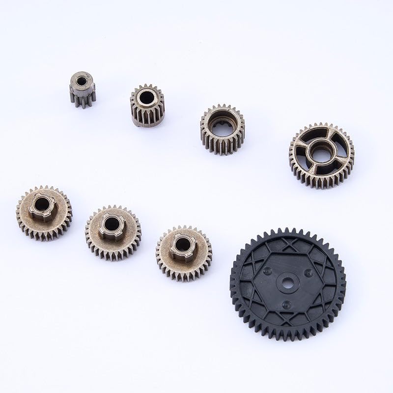 FMS FCX10 Rc Car Parts RC Crawler RC Trucks Parts Replacement Accessory for 1/10 Toyota LC80: Gear Set for Transmission Gear Box