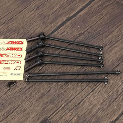 RCAWD Driveshaft Set Front and Rear CVD Drive Shafts Center Driveshafts Dogbones for Arrma Mojave 6S Upgrade Parts