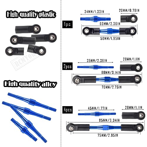 Upgrades for 1/10 Slash 2WD(VXL),RC Shocks,Suspension Arm,Caster Block,Steering Blocks,Stub Axle Carriers,Steering Bellcranks,Shock Tower,Camber Links,Drive Shaft,Hex Hub Adapters,Navy Blue - color: Navy Blue - Upgrades