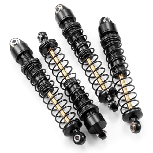 4Pcs RC Universal Metal Shock Absorber For 1/10 RC Crawler Car Tamiya CC01 TF2 TRX4 SCX10 SCX10-II D90 Gen7 Gen8 (90MM)