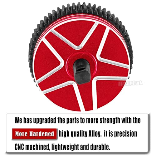 RC Differential Case Upgrades Part for 1/10 Slash 2WD VXL/Stampede 2WD VXL/Rustler 2WD VXL/Bandit 2WD VXL,Planetary Gear Diff Hops up,#2388X,Red - color: Red - (Differential Case)