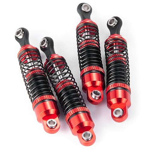52mm Shock Absorber Damper Upgrade Parts, Red | For 1/18 TRX4M, RC Crawler Car - color: Red