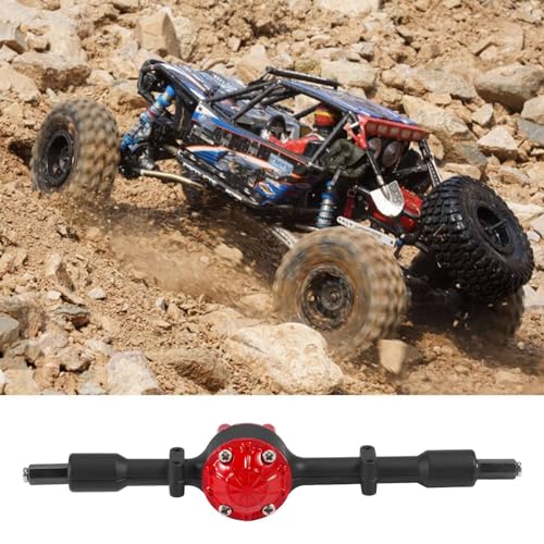 RC Vehicle Axles Compatible with WPL D12 B14 B24 B16 B36 C14 C24 C34 C44 RC Car Axles Set1 Set Metal Rear Bridge Axle with Steel Gear RC Car Upgrade Parts