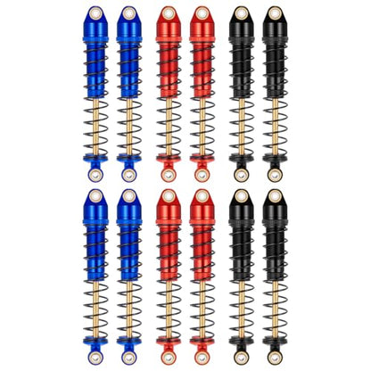 4Pcs RC Universal Metal Shock Absorber For 1/10 RC Crawler Car Tamiya CC01 TF2 TRX4 SCX10 SCX10-II D90 Gen7 Gen8 (90MM)