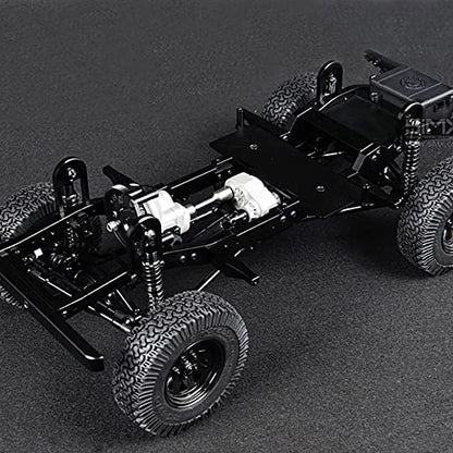 Metal D90 Single Speed Transmission Gearbox with Clockable Motor for 1/10 RC Crawler RC4WD Gelande II FJ40 G2 D110 DefenderTF2 (Single Speed Transmission) - color: Single Speed Transmission