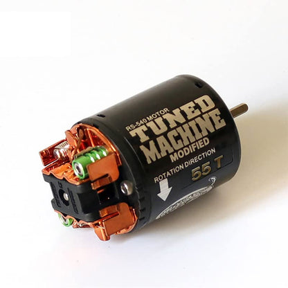 JDM 540 Brushed Motor 55T for 1/14 Rc Crawler Cars Lesu Rc Tractor Truck,Compatible with DIY Tamiya Model