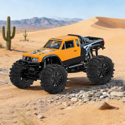 RC Car Tires and Wheels, daitoku 12mm Hex RC Truck Tires for TRAXXAS Rlaarlo 1/16 E-Revo HSP 94186 16208 16209 16210 WLtoys 144001 MJX16208 HBX94828 GRM16 1/16 RC Truck