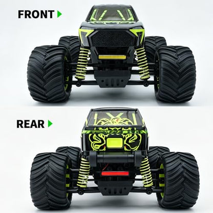 LSG LED Headlight and Taillight Kit for 1/16 Arrma Gorgon Truck & Buggy | Front/Rear Lamp Set RC Car Lights, Upgrade Lighting Accessories for 1:16 Remote Control Monster