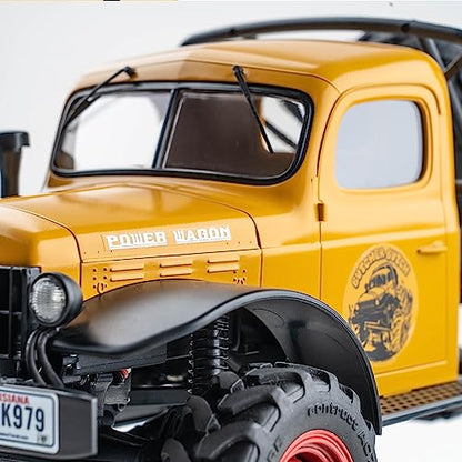 FMS Rc Car Parts RC Crawler RC Trucks Parts Replacement Accessory for 1/24 Power Wagon: Car Body with Painted Yellow - color: Yellow