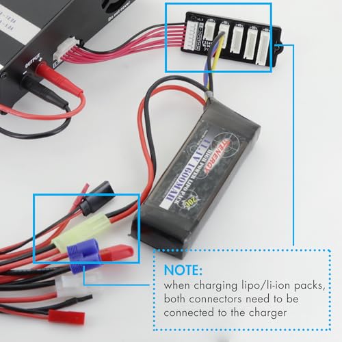 Tenergy T180 100W Balance Charger Discharger, Touch Screen RC Battery Charger