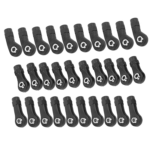 High precision and reasonable design reduces unnecessary energy loss, 30pcs Link Linkage Rod End Width Balls Joint Head Set Tie Rod Ends for RC Car Suitable for Light weight