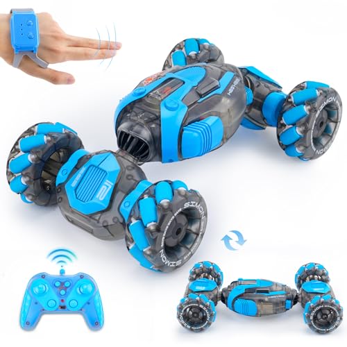 PREPOP 2X Gesture Sensing RC Stunt Car Toys Bundle