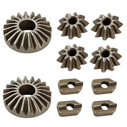 Steel Center Differential Gear Kit 8989 for 1/10 Maxx 1/8 Maxx Slash 6S RC | CNC Metal,Heavy Duty,Central Transmission,High Strength,Wear Resistant,Precision Fit,Durable,Drivetrain Upgrade,RC Parts