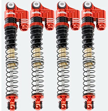 Powerhobby 1/24 Axial SCX24 Aluminum 58mm Long Travel Shocks (Red) - color: Red