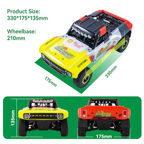 FCXㅤ FMS 1/18 Ford Bronco U4 S Brushless RC Truck, Hobby RC Crawler with Remote Controlled Lighting, Cooling System 4WD Drivetrain RC Crawler for Adults, Brushless (RS 2025) - color: Rs 2025
