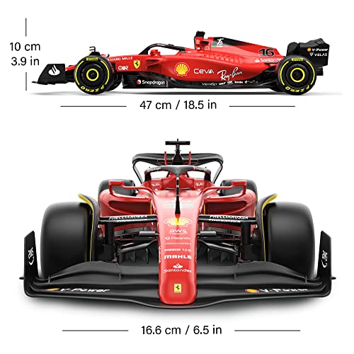 Voltz Toys Authentic Licensed 1:12 Ferrari F1 75 Remote Control Car - F1 Collection RC car Series for Kids and Adults - 2.4GHz RC Car for Gift (1:12 Ferrari F1 75) - color: 1:12 Ferrari F1 75