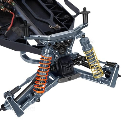 Aluminum Wheelie Bar Upgrades Part for 1/10 Slash 4X4,RCMYou Alloy Wheelie Bar Hops Up Upgrades Part,Titanium - color: Titanium - Upgrades Part