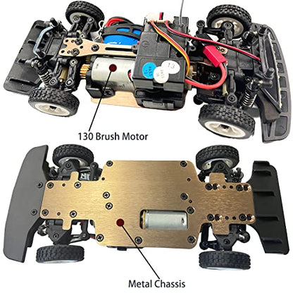 Wltoys 284131 RC Cars 1/28 Mini Drift RC Car with 1pcs Battery | 30km/h with 500mAh battery, 130 motor, 2.4G remote & LED lights, adult hobby gift - color: Wltoys 284131