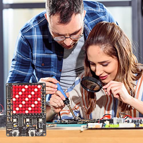 Soldering Learning Kit, ICSTATION LED Soldering Practice Kit With Knob Control LED Light Kit Soldering Project for Back to School Students STEM Teaching and Learning Education