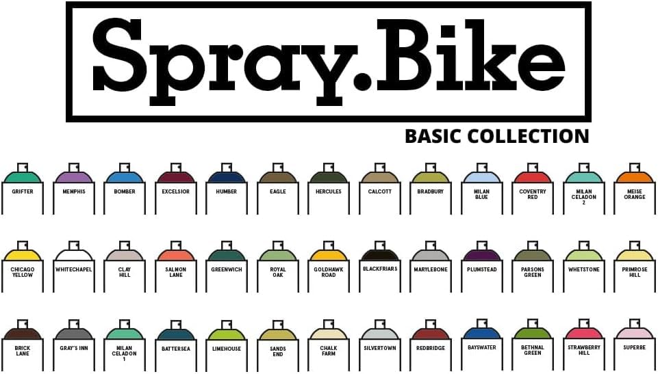 Spray.Bike Spray Paint - Bayswater (Royal Blue) | Designed Mainly for Bicycles | Multi-Use Acrylic Spray Paint for Metal, Plastic | High Coverage Bike Paint, 400ml - color: Bayswater
