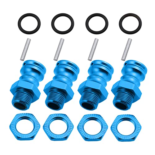 4Pcs 17mm to 23mm Wheel Adapter Conversion Extension, Blue - color: Blue