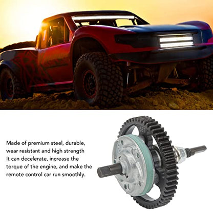 53T Steel RC Car Differential Assembly with 15T 17T 19T Pinions Gear Sets for 1 10 RC Car High Strength Metal Differential Gear for RC Car Upgrade Motor Gear