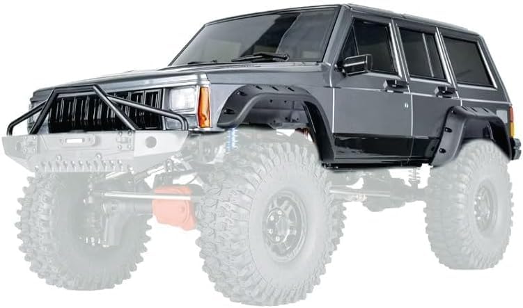 RC Car Hard Body Shell Kit,313mm Wheelbase Cherokee Body Car Shell for 1/10 RC Crawler Axial SCX10 & SCX10 II 90046 90047 TRX4 Kit (Army Green) - color: Army Green