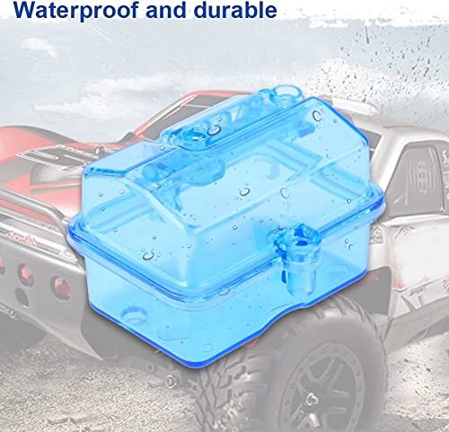 Alomejor 2Sets RC Receiver Receiving Box Waterproof Receiving Protector for RC Car Boat