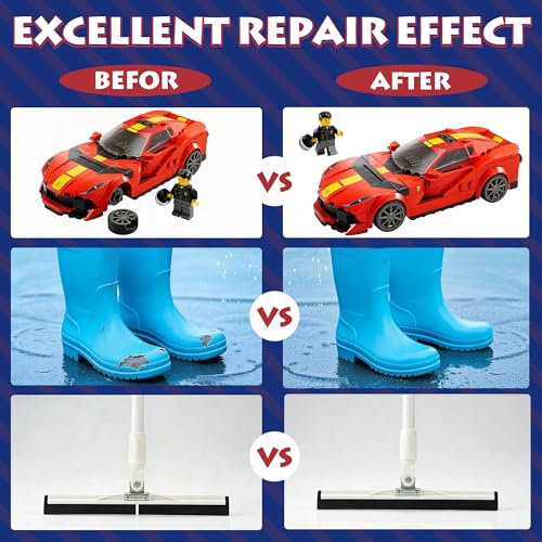 Rubbe Glue, Super Glue for Rubber 40g | Waterproof Adhesive for RC Tires Repair, Edge, Seals, Gaskets, Shoe Soles, Hose, Motorcycle Handlebar Grip, Mat & Neoprene - style: Rubber Glue