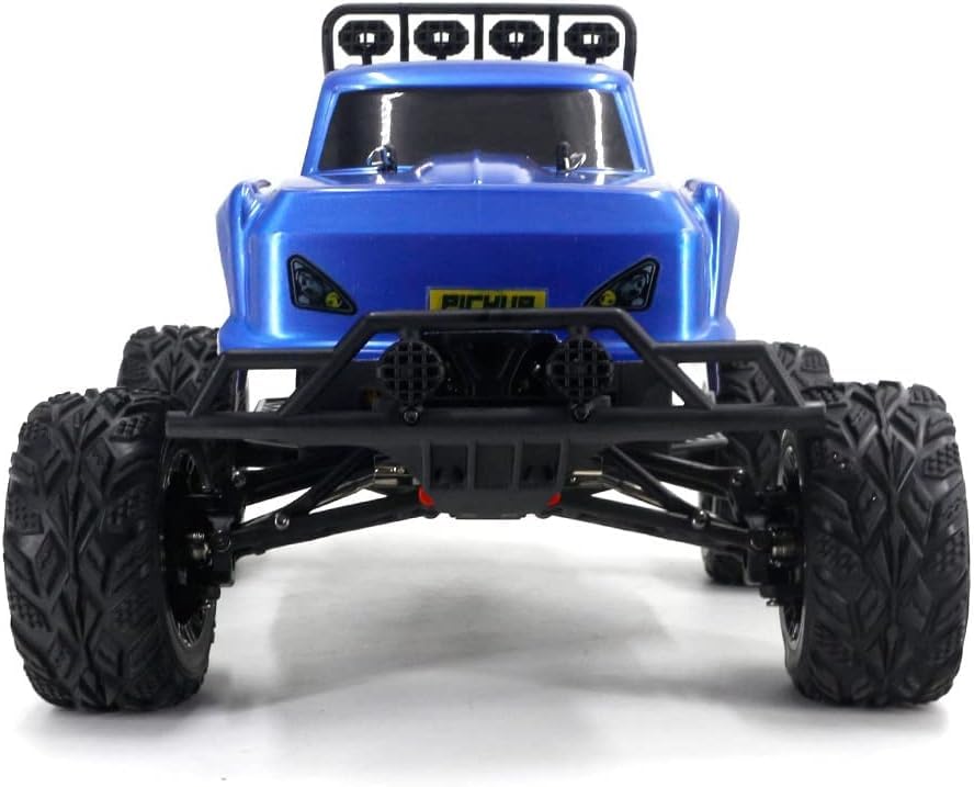 55KM/H High Speed Desert Electric Remote Control Racing Car, 4WD 2212 Brushless Motor 3200KV Rechargeable RC Rally Truck, 2.4G Full Scale Off-Road Climbing Vehicle, Xmas Gift for Adults