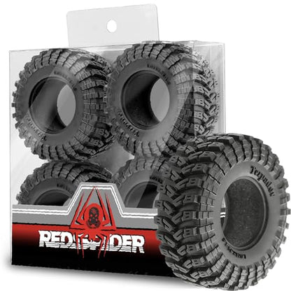 REDSPIDER•1.3'' Crawler Tires OD 2.75'' (4PCS) for 1/18 1/24 TRX4M SCX24 AX24 FCX18 FCX24 RC Crawler Car (Tires)
