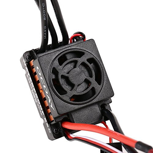 GoolRC 10T 3930KV 4 Poles Sensorless Brushless Motor and Waterproof 60A Sensorless Brushless Car ESC for 1/10 RC Car Truck Boat