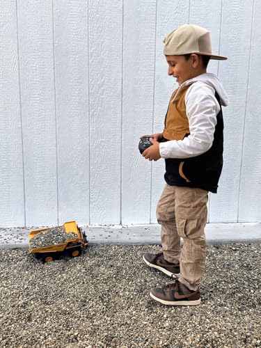 9-Channel RC Dump Truck Toy | 1:18 Scale Construction Vehicle with Working Bed, Lights & Sounds, All-Terrain Tires, 100-Min Rechargeable Battery, 2026 New STEM Birthday Gift for Kids 6-12 & Adults - style: Dump Truck[2026 Upgrade]