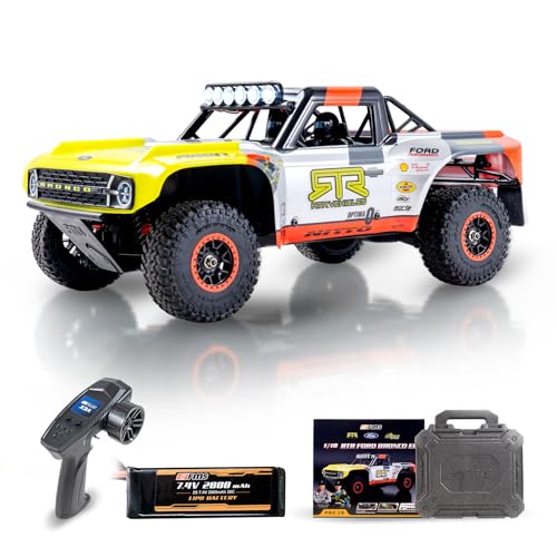 FCXㅤ FMS 1/18 Ford Bronco U4 S Brushless RC Truck, Hobby RC Crawler with Remote Controlled Lighting, Cooling System 4WD Drivetrain RC Crawler for Adults, Brushless (RTR 2025) - color: Rtr 2025