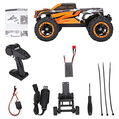 GoolRC 16889A Pro RC Cars, 1:16 Scale Remote Control Car, 4WD 45KM/H High Speed Brushless Motor RC Truck, 2.4GHz All Terrains Off-Road Electric Toy Vehicle for Adults - size: 1 Battery