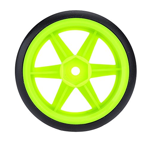 GoolRC 4PCS/Set 1/10 Drift Car Tires Hard Tyre Replacement for Traxxas HSP Tamiya HPI Kyosho On-Road Drifting Car (Green)