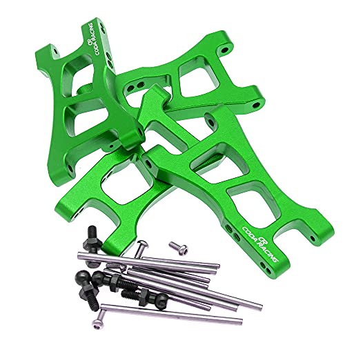 4-Pack Alloy Front&Rear Suspension Arms for Traxxas 1/18 LaTrax Teton Desert Prerunner SST -Replaces Part 7630 - color: Green