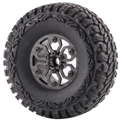 1.9" Aluminum Beadlock Wheel Rims 4PCS Carbon Fiber for 1/10 RC Crawler TRX4 Axial Capra SCX10 VS4-10 Gen8 Upgraded Carbon Fiber 1.9 Beadlock Wheel Rims - style: TXW-LG-F