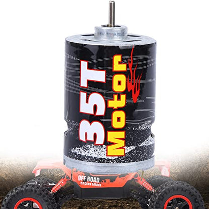 540 Brushed Motor Spare Part Accessory for 1/10 RC Car Boat Model, High - Purity Copper Windings with Super Large Bearing, Precisely Balanced Rotor for Stable Performance (M540-35T) - size: M540-35T