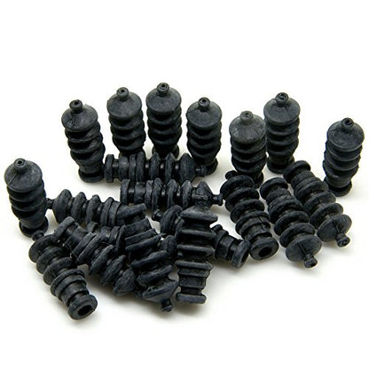QUE-T 10Pcs Waterproof Push Rod Rubber Seal Bellow 37mm for RC Boat