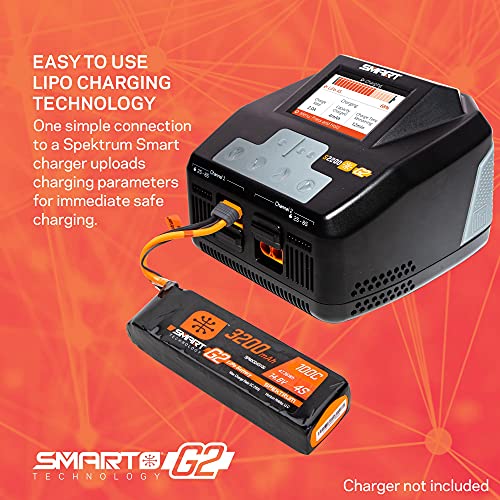 Spektrum 11.1V 5000mAh 3S 30C Smart LiPo G2 Hard Case: IC3, SPMX53S30H3