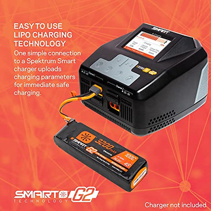 Spektrum 11.1V 5000mAh 3S 30C Smart LiPo G2 Hard Case: IC3, SPMX53S30H3