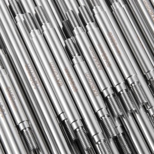 RC Stainless Steel Suspension Links Chassis Linkage Set 70mm | For 1/10 Scale SCX10 TRX4, RC Crawler - size: 70mm