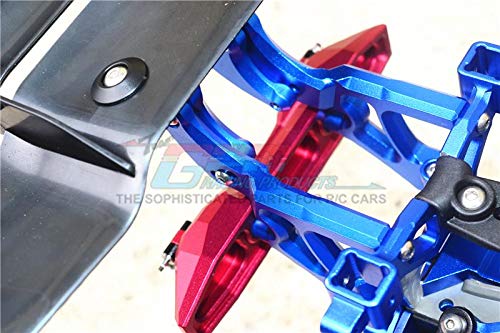 GPM For Traxxas E-Revo 2.0 VXL Brushless (86086-4) Upgrade Parts Aluminum Rear Wing Mount Full Set - 4Pc Set Green