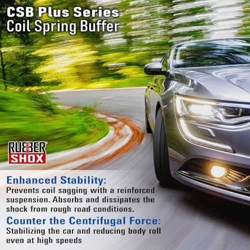 RubberShox CSB Plus, Size B+, Coil Spring Buffer/Spacer | 60A hardness, universal fitment - color: CSB Plus, size: B+