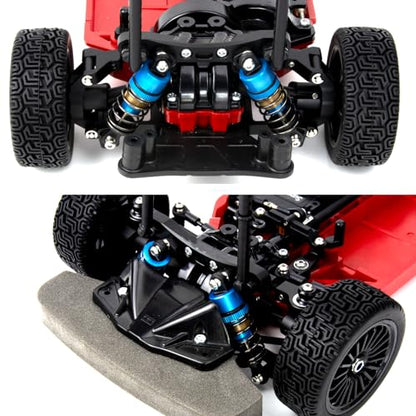 62MM Oil Shock Absorbers Upgrade Compatible with 1/10 RC Cars | Fits Tamiya TT-01/02 / Losi 1/10 / Hyper Go - Oil Damper Upgrade - Blue - color: Blue