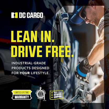 DC Cargo Mall E-Track Storage Bag for Trailers - Heavy-Duty 14 in x 24 in Canvas Zippered E-Track Bag - Weight Capacity 50 lb. - E-Track Accessories - size: 1-pack