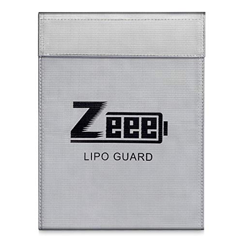 Zeee Fireproof Lipo Battery Bag Explosion-Proof | Charging & Storage Organizer to Protect Your Gear